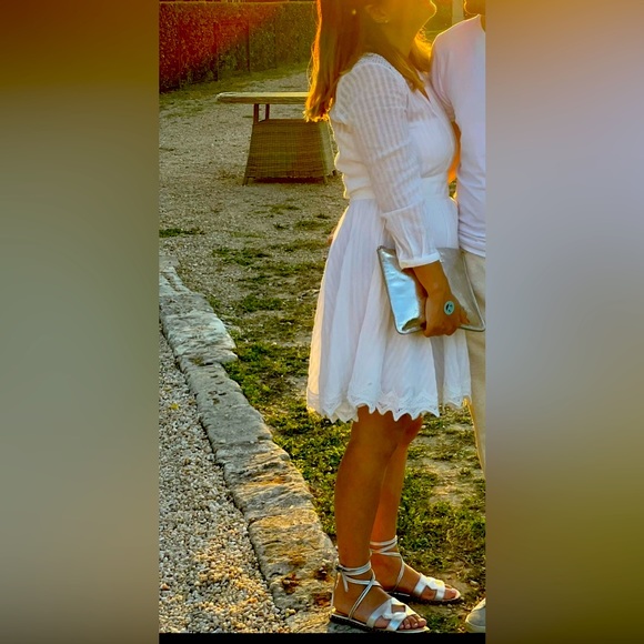 IKKS white dress (French brand) - Picture 1 of 4